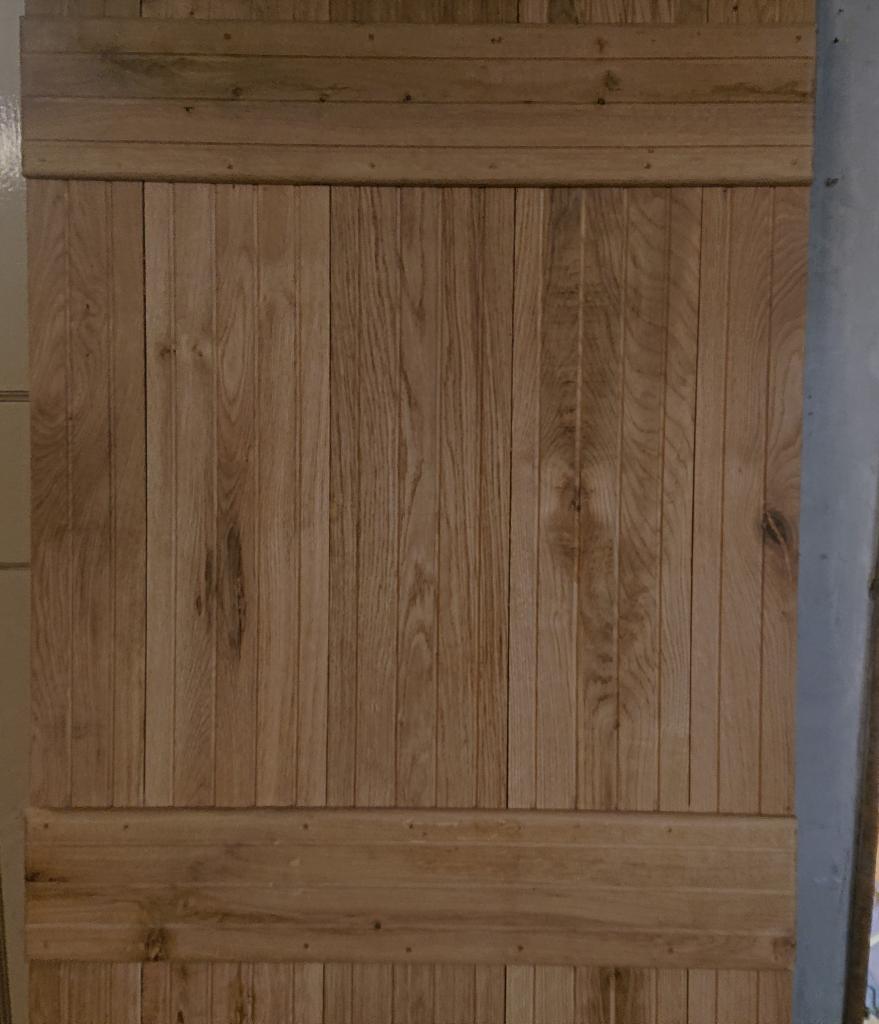 <p>Oak Plank Doors made to order